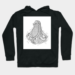 Amabie the Healer Yokai Hoodie